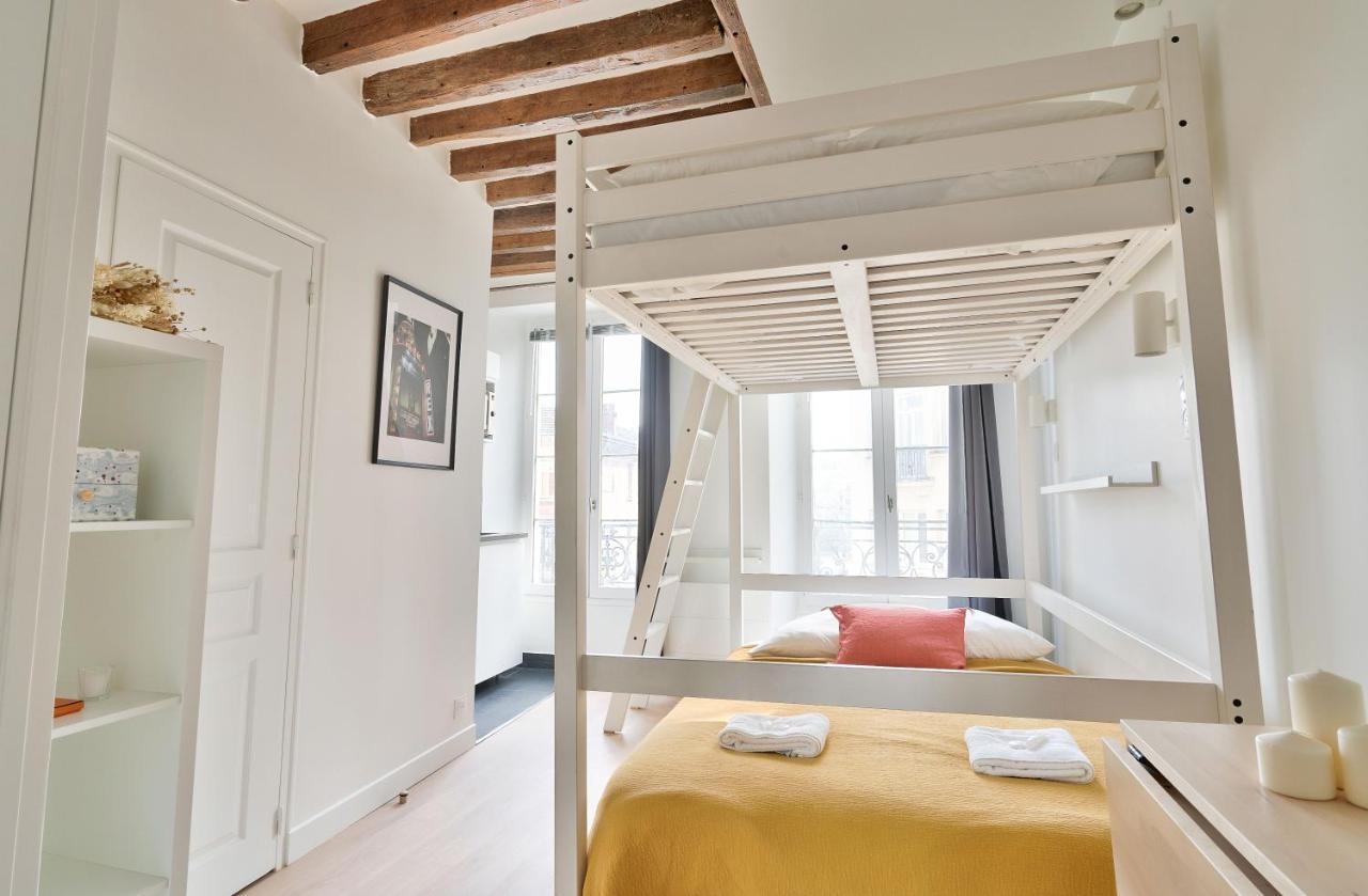 Stylish Mezzanine Studio In The Heart Of Paris 3F Экстерьер фото