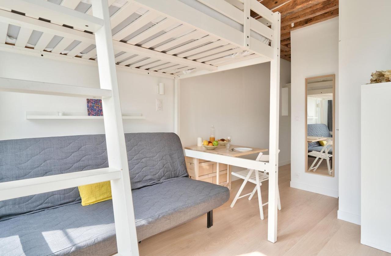 Stylish Mezzanine Studio In The Heart Of Paris 3F Экстерьер фото
