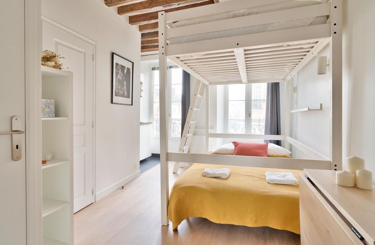 Stylish Mezzanine Studio In The Heart Of Paris 3F Экстерьер фото